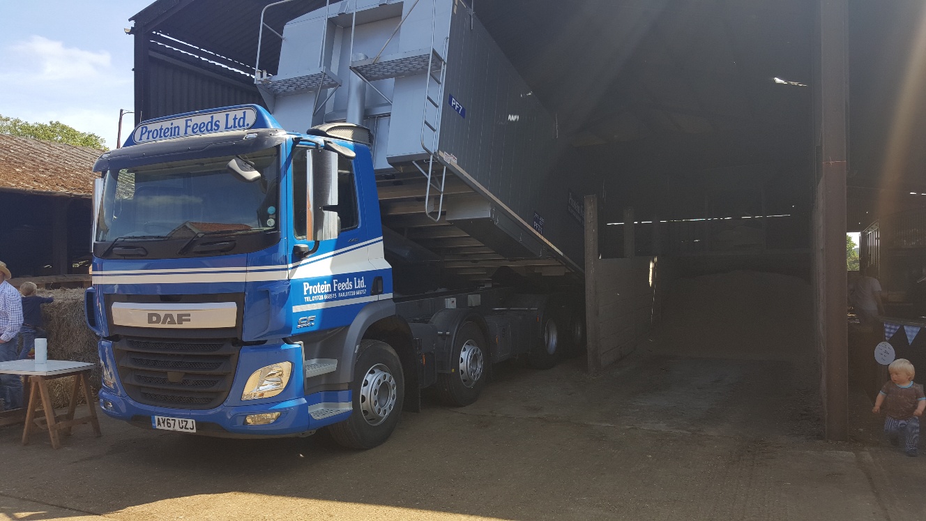 Protein Feeds lorry at Farm Open Day 